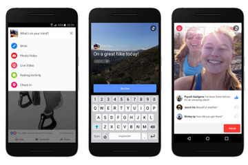 Facebookのライブ動画配信、Android端末からも利用可能に 画像