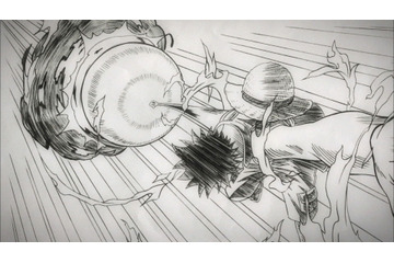 尾田栄一郎監修!「ワンピース」大迫力の線画アニメーションが公開 画像