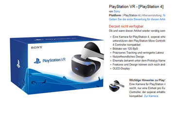 予約開始の「PS VR」、欧州Amazonで即完 画像