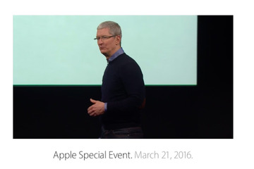 ティム・クックCEOが登場！Appleスペシャルイベントがスタート！ 画像