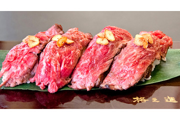 シャリにもこだわった!あの熟成肉の寿司が肉フェスに 画像