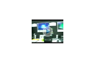 【台湾Valueを探る！〜COMPUTEX TAIPEI 2008〜（ビデオニュース）】台湾Shuttle、薄型ワイドディスプレイ「XP19」をアピール 画像