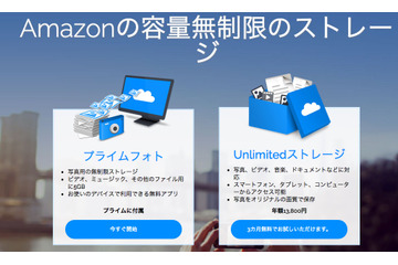Amazon.co.jp、年額13,800円で全ファイル無制限ストレージプランを発表! 画像