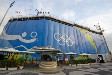 リオ五輪のビーチバレー会場はまだ建設中? 画像