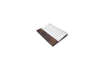 Apple Wireless Keyboard専用の天然木パームレスト付きトレイ 画像