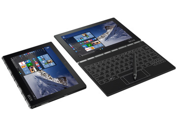 Lenovo、描画タブレットとキーボードを兼ねるパッド付き2in1端末「Yoga Book」発表【IFA 2016】 画像