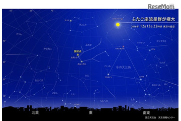 ふたご座流星群、13・14日にピーク！国立天文台に観察ポイントを聞いた 画像