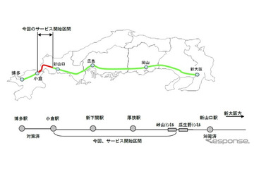 山陽新幹線、携帯電話がどこでも利用可能に 画像