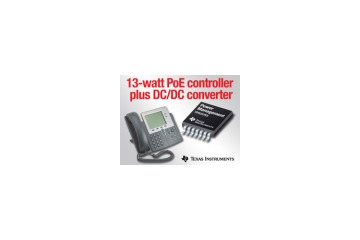 日本TI、DC/DCコンバータ内蔵の消費電力13W以下の製品向けPoEコントローラ「TPS23753」 画像