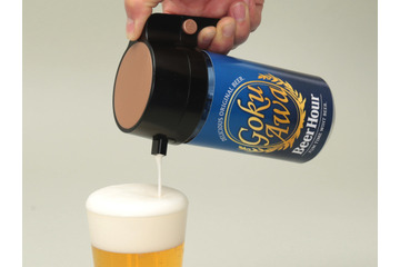ボタンを押せば缶ビールが黄金比ビールに!「ビールアワー」シリーズに新作登場 画像