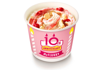 マクドナルド、「マックフルーリー ストロベリーショートケーキ」を復刻&限定販売 画像