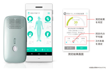 自分の“ニオイ”を数値で自覚!スマホアプリで体臭を「見える化」 画像