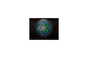 リンクス、LEDランプがカラフルに光るUSBファン——限定300個！ 画像