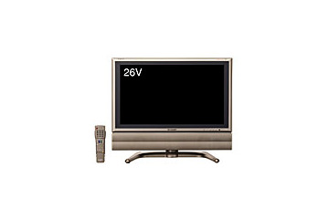 シャープ、地上・BS・110度CSデジタルチューナーを内蔵した薄さ9.9cmの26V型液晶TV 画像