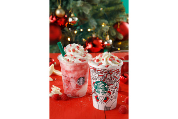 気分は早くもクリスマス!スタバから、ラズベリーを使ったモカとフラペチーノが新登場 画像