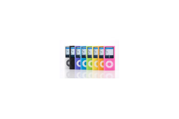 8色カラバリの第4世代iPod nano用のシリコンケース——実売980円 画像