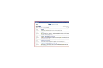 米Microsoft、FacebookにLive Searchによる検索機能と関連広告を表示する機能を提供 画像