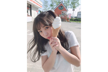 大原優乃、ソフトクリームからかわいすぎるひょっこりはん! 画像