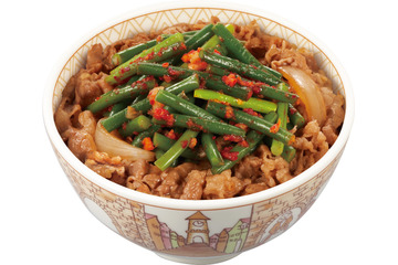 すき家の「ニンニクの芽牛丼」が復活！！ 画像