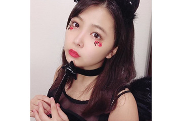 ミスヤングマガジン・寺本莉緒、ハロウィンのかわいい悪魔コスプレ披露! 画像