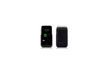 装着した状態でiPhone 3Gの充電が可能なバッテリジャケット 画像