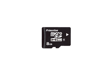 プリンストン、4MB/秒以上の転送速度を保証する「Class4」対応のmicroSDHCカード 画像