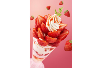 ジョナサンで「あまおう」フェア!「デラックスパフェ」など登場 画像