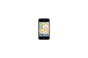 現在地周辺のFONスポットの検索に対応したiPhoneアプリ版「FON Maps」 画像