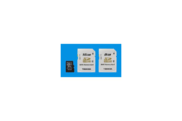 東芝、国内メーカーとして初の最大容量16GBのmicroSDHCメモリカードなど 画像