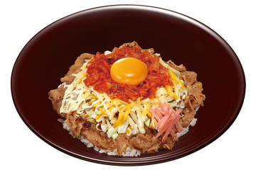 すき家、「お好み牛玉丼」に初のトリプルトッピング施した新商品 画像