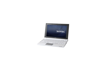 「SOTEC」ブランドの10.1V型ワイド液晶搭載ミニノートPCが12,000円値下げ——HDDも100GBに無料増量 画像