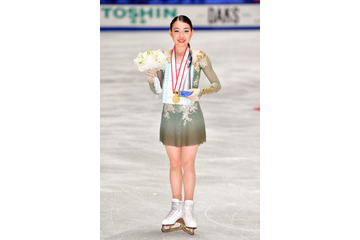 紀平梨花、全日本初優勝!4回転サルコウ封印は直前で決めた 画像