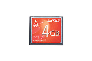 バッファロー、4G/2Gバイトの45倍速コンパクトフラッシュを発売 画像
