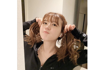 井口綾子、カメラ向けられツインテール!とっさの行動に「可愛い」の声殺到 画像