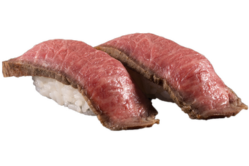 かっぱ寿司初!豪華肉ネタ国産「黒毛和牛」寿司が期間限定販売 画像