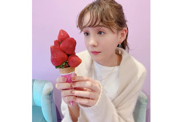 トリンドル玲奈、映えすぎるモリモリのいちごに反響! 画像