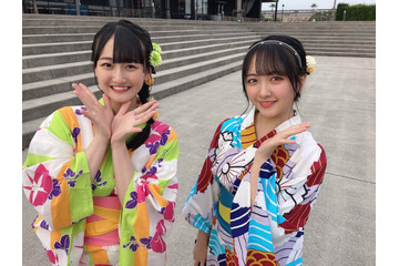 STU48・石田千穂&信濃宙花、ファンと共同で花火大会を開催!約300発を夜空に打ち上げ! 画像