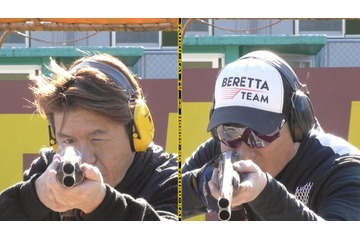ヒロミ&加藤浩次、生放送でクレー射撃対決!W杯日本代表に本気で挑む! 画像