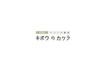 KDDI、クリック募金「キボウのカケラ」に新プログラム「日本の森を元気にする」を追加 画像