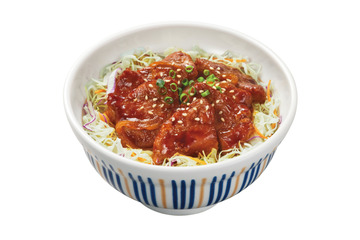 なか卯、厚切り豚肉がボリューム抜群の「豚テキ丼」期間限定販売 画像