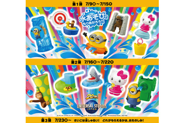 マクドナルドのハッピーセットにUSJの人気キャラクターが大集合！ 画像
