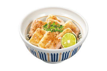 なか卯、夏の爽やか丼ぶり「うま塩 豚角煮丼」新発売 画像