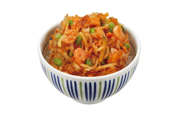 ボリューム満点!なか卯から期間限定の新商品「海老と枝豆のかき揚げ丼」 画像