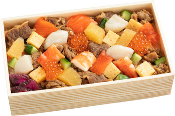 スシローがテイクアウト限定商品!「すき焼き海鮮しゃり弁」販売 画像