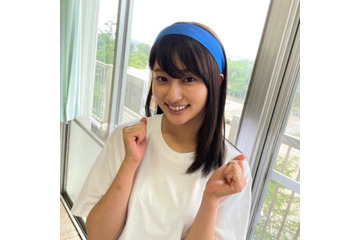吉川愛が体操服に青のハチマキ!“体育祭ショット”にファン歓喜 画像