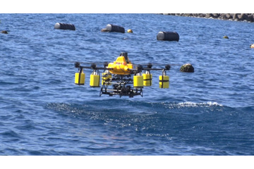 成功すれば世界初の快挙!「水空合体ドローン」実証実験にカメラ潜入......『BACKSTAGE』 画像