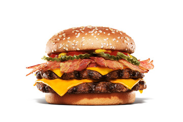 バーガーキング、ベーコン8枚&ビーフパティ2枚使用した「ビッグマウスバーガー」新作発売 画像