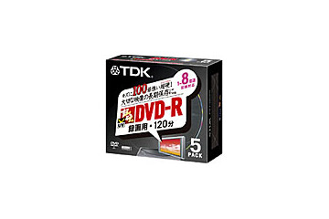 TDK、8倍速記録対応DVD-RやDVD-RWの新製品を発売 画像