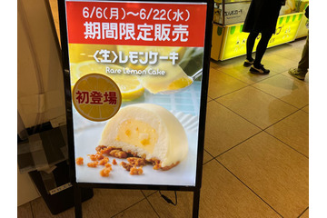 【東京駅 グランスタ東京】レモンショップ by FRANCAISが期間限定出店!「<生>レモンケーキ」販売 画像