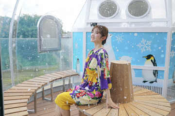 神谷由香、流行のサウナで新体験!贅沢空間のクールダウンに「きもちよかった~」 画像